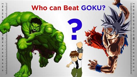 Who Can Beat Goku Youtube