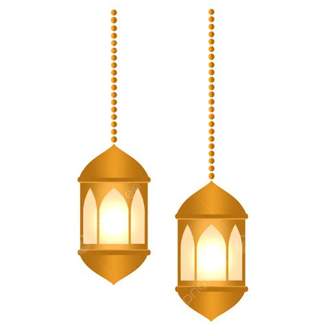 황금 이슬람 매달려 등불 이슬람 랜턴 칸델라 라마단 랜턴 Png 일러스트 및 Psd 이미지 무료 다운로드 Pngtree