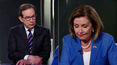 Watch Nancy Pelosi Fights For Composure As Chris Wallace Presses Over