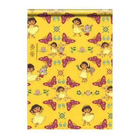 Dora The Explorer Yellow 2m Roll Wrap Cb70859 2