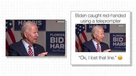 No Joe Biden Is Not Using A Teleprompter In An Interview The