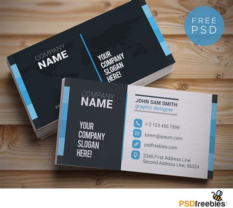 You can customize any of our 1,000+ business card designs, from colors and fonts, to text and layout. 20+ Free Business Card Templates Psd - Download Psd with ...