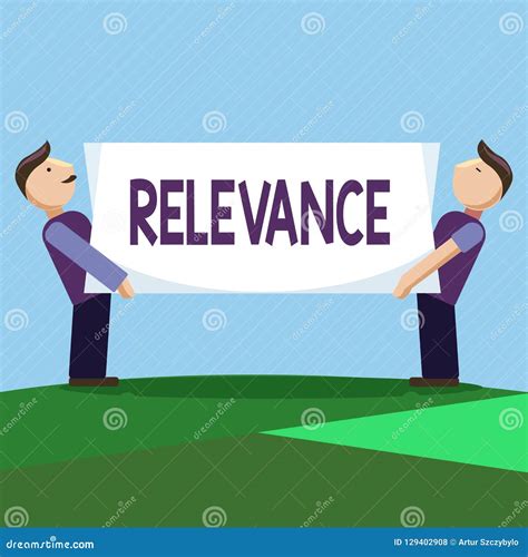 Conceptual Hand Writing Showing Relevance Business Photo Text Being
