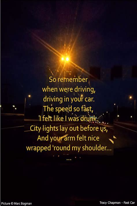 Karen Caldwell Kabar Tracy Chapman Fast Car Lyrics