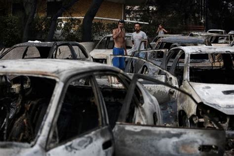 Greece Fires Recap Apocalyptic Inferno Leaves At Least 60 Dead With 26