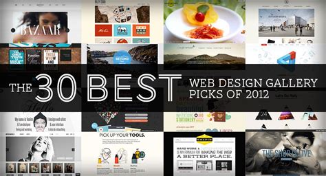 Best Web Design Picks Of 2012 Via Design Shack Web Design Gallery Best