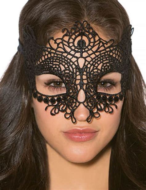 Attractive Sexy Black Lace Eye Mask Elecurve