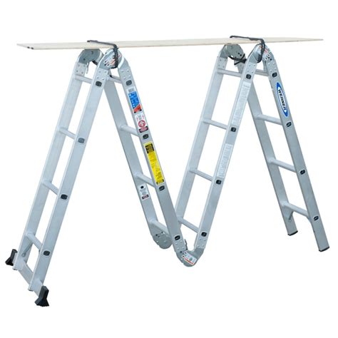 Werner Aluminum Reach Type 1a 300 Lbs Capacity Multi Position In The