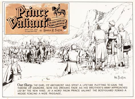 Hal Foster Prince Valiant A King Earns A Throne 1967 Fumetti