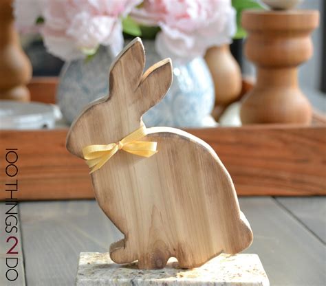 Easter Decor Homesense Wood Bunnies 100 Things 2 Do