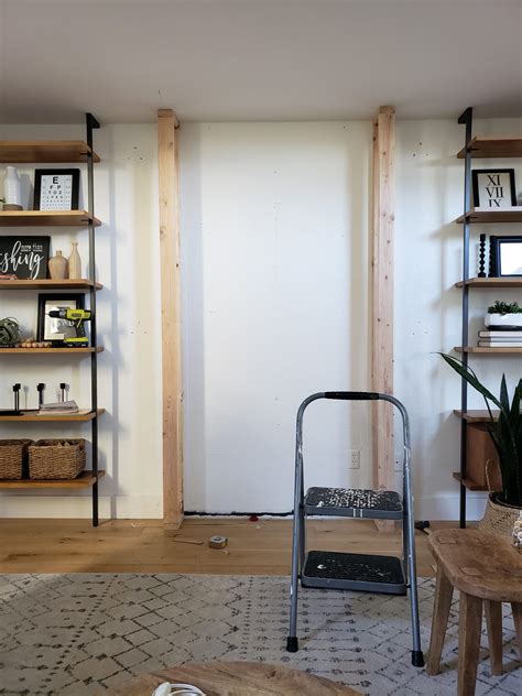 I knew this wall had potential but. DIY Electric Fireplace How-To Tutorial - Kismet House ...