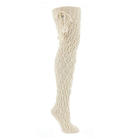 ugg® sparkle cable knit socks women s color out of stock free shipping at