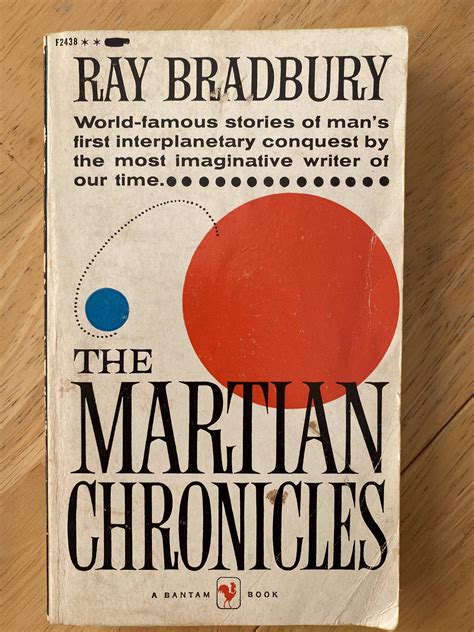 The Martian Chronicles By Ray Bradbury 1950 Cover Artist Unknown