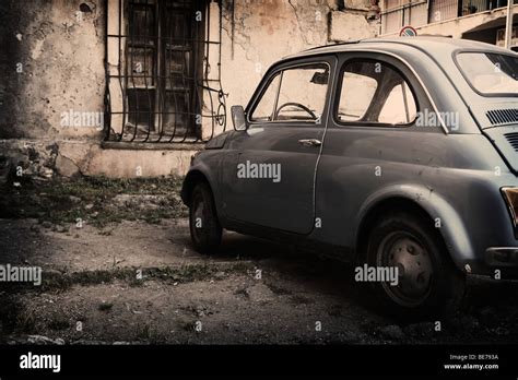 Fiat 500 Calabria Italy Stock Photo Alamy