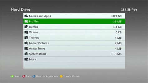 Xbox 360 How To Delete Memory Profiles Game Demos Etc 2014 Youtube