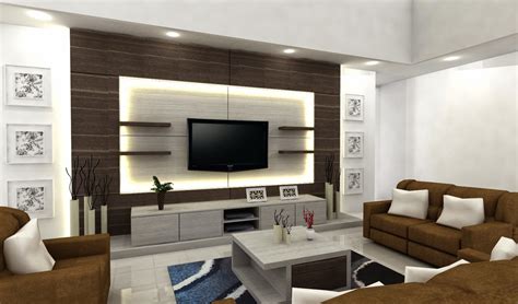 desain ruang tv minimalis sederhana  nyaman rumah impian