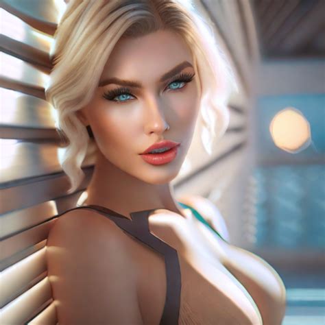 Stormi Free Ai Based Image Generator Blonde Big Breasts
