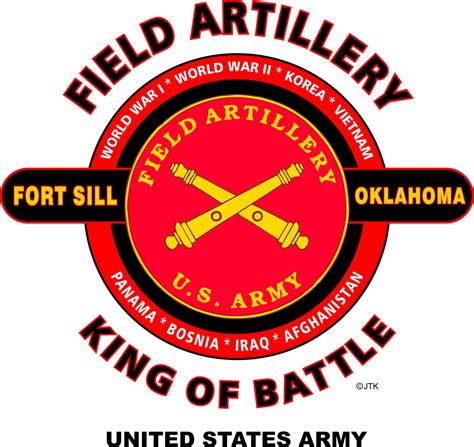 Field Artillery King Of Battle Fort Sill Oklahoma Battle And Campaign Shirt