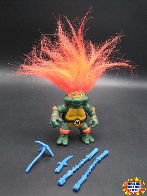 1992 Playmates Toys Teenage Mutant Ninja Turtles Mike Troll Loose 1c