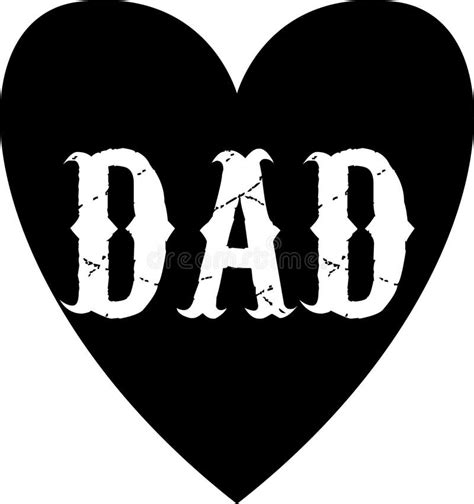 Amour Coeur Et Papa Image  Avec Svg Fichier De Coupe Vectorielle