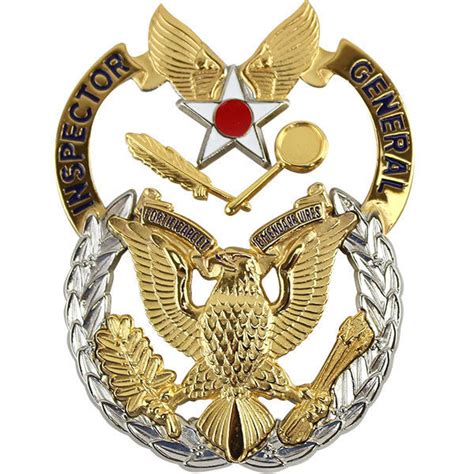 Air Force Identification Badge Inspector General Vanguard