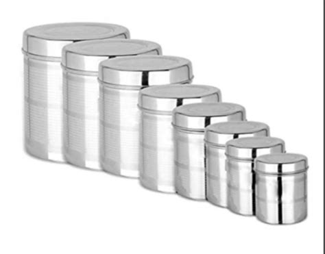 stainless steel kitchen storage container at rs 310 kg stainless steel canister set in