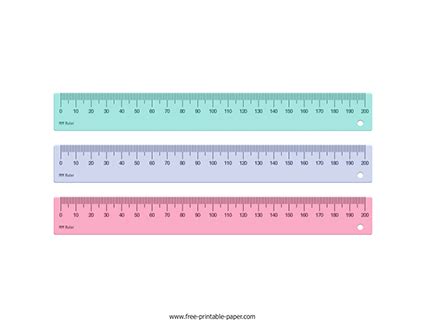 A scale ruler a tool for measuring distances and transferring measurements at a fixed ratio of length; Millimeter Ruler - Free Printable Paper