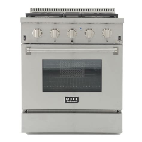 Kucht Professional 30 In 42 Cu Ft Dual Fuel Range For Natural Gas