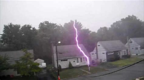 Lightning Strike By The House By Matthoff4designs Youtube