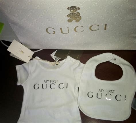 Gucci A Must If I Ever Dare Have Another Baby Gucci Baby Clothes