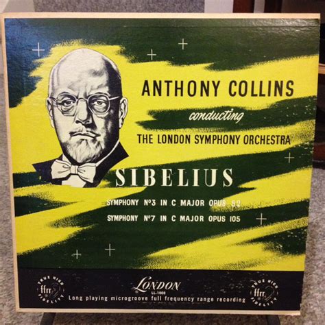 Sibelius Anthony Collins Conducting The London Symphony Orchestra Symphony No 3 In C