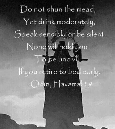 Odin Havamal 19 I Want To Make This Into A Sign For Our Wedding
