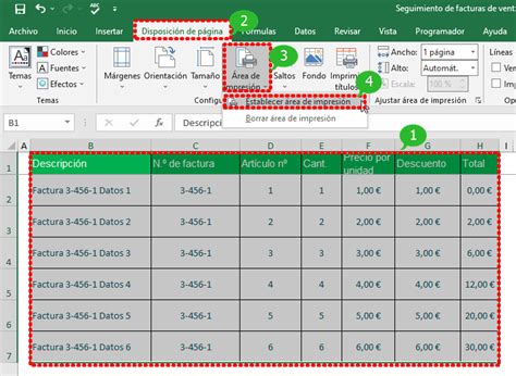 Área De Impresión Excel Cómo Configurar Siempre Excel