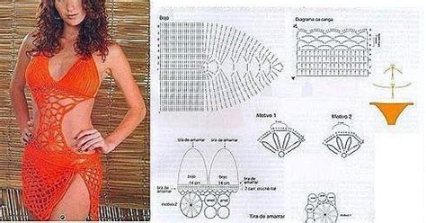 Solo esquemas y diseños de crochet TRAJE DE BAÑO 2 Ropa interior de