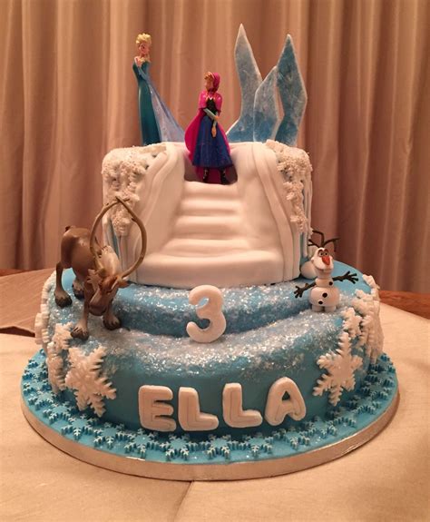 Elsa And Anna Frozen Cake Frozen Birthday Cake Frozen Cake Anna
