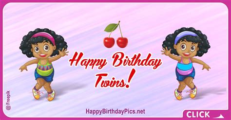 Birthday Wishes For Twins Girls
