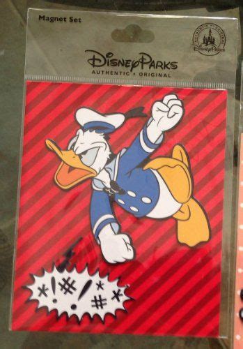 Disney Park Donald Duck Quote Magnet Set Disney Park Magnet Quotes Donald Duck