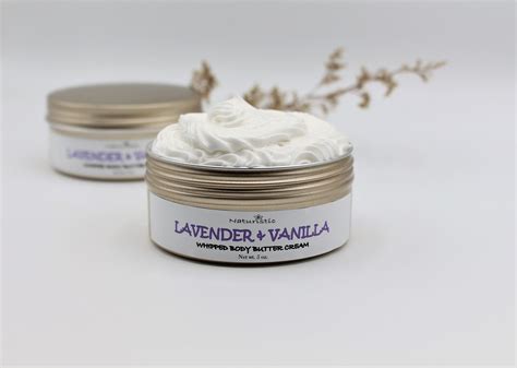lavender vanilla whipped body butter cream shea and mango etsy handmade body butter whipped
