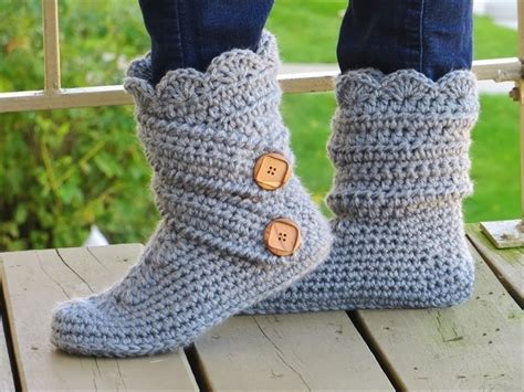 30 Easy Fast Crochet Slippers Pattern Diy To Make