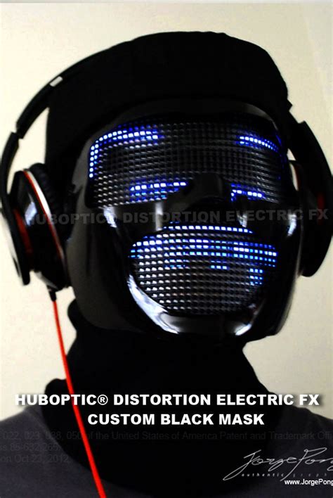 Electric Mask Nft Meta Head Led Mask Light Up Mask For Scifi Etsy Uk