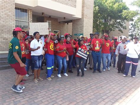 Numsa Protests Outside Court Against Alleged Sexual Assault Suspect
