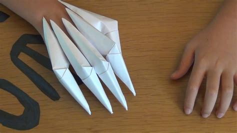 How To Make Paper Claws Easy Youtube