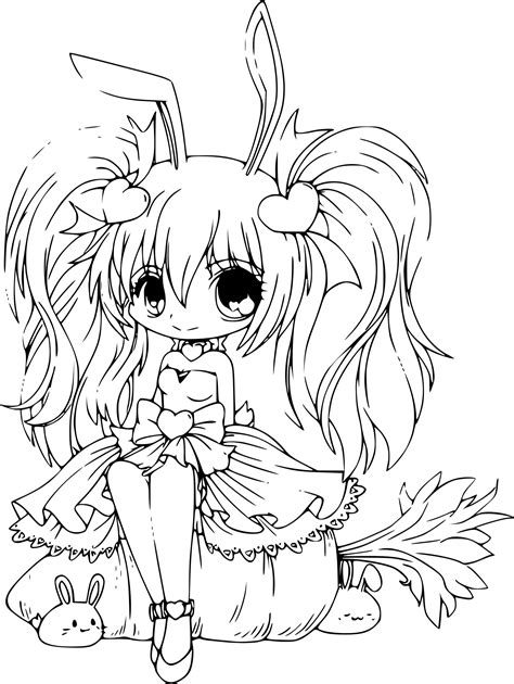 Coloriage Fillette Coloriage Manga Chibi Coloring Pages Cool My Xxx