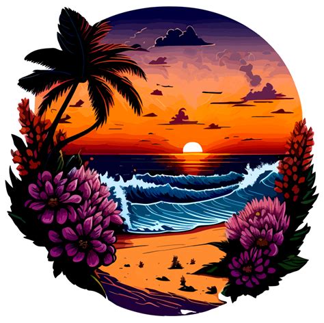 Beach Sunset Pngs For Free Download