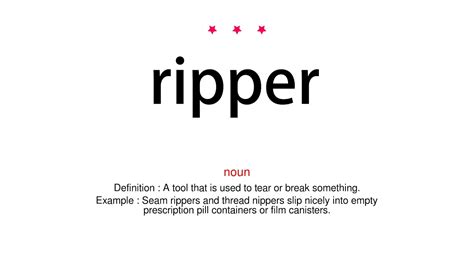 How To Pronounce Ripper Vocab Today Youtube
