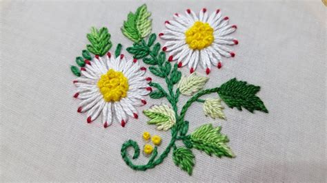 Lazy Daisy Stitchhand Embroideryfor Beginners Hand Embroidery