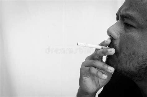 Young Man Smoking Stock Photo Image Of Addiction Break 73036052