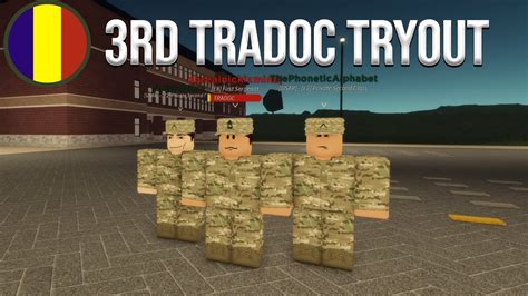 Attending Tradoc Tryout For The 3rd Time Roblox Fort Martin Youtube