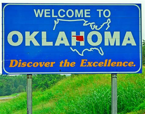 Oklahoma Welcome Sign Stock Photos Pictures And Royalty Free Images Istock