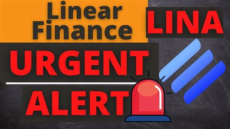 Lina Coin Linear Finance Price Prediction Update Must Watch Youtube